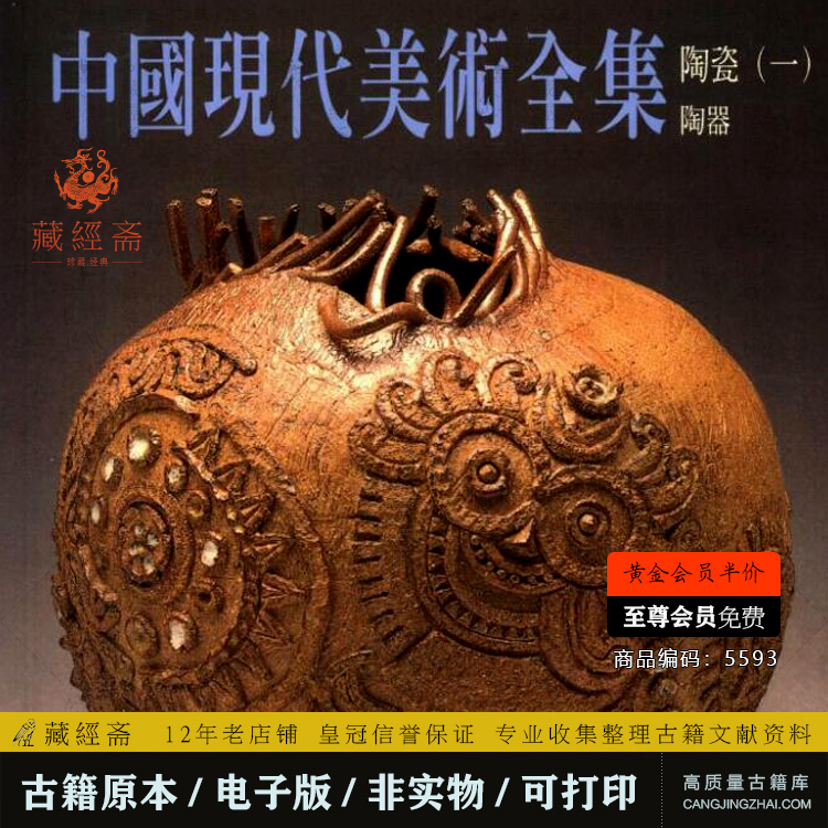 藏经斋 中国现代美术全集（全48册）  电子版 5593